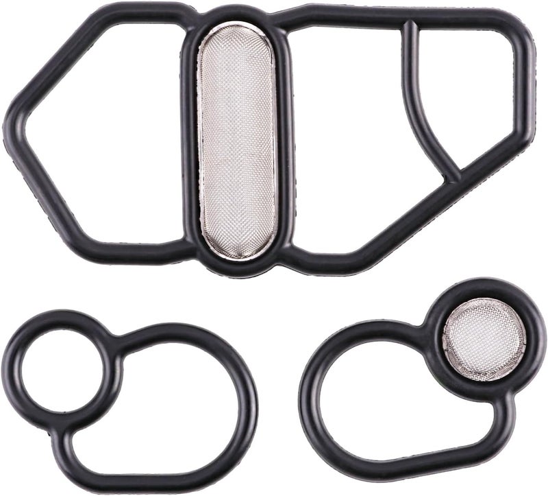 Cybal 15825-P08-005 36172-P08-015 36172-P08-005 Head Cylinder Solenoid Spool VTEC Valve Gasket Set Fit 92-05 ACURA INTEGRA/NSX HONDA CIVIC/CIVIC DEL SOL 1.5L/1.6L/1.7L/1.8L/3.0L/3.2L 0396578,0396620,0396577 - Image 3
